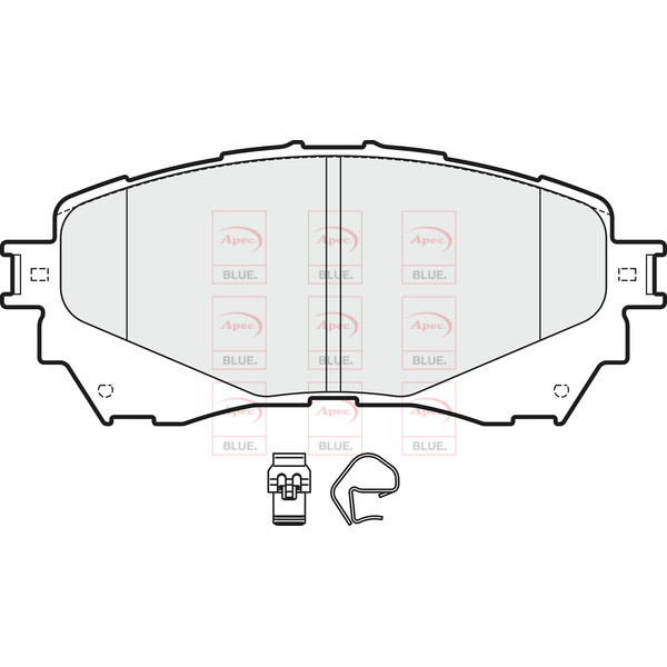 APEC BLUE BRAKE PADS (FRONT) (R90) image