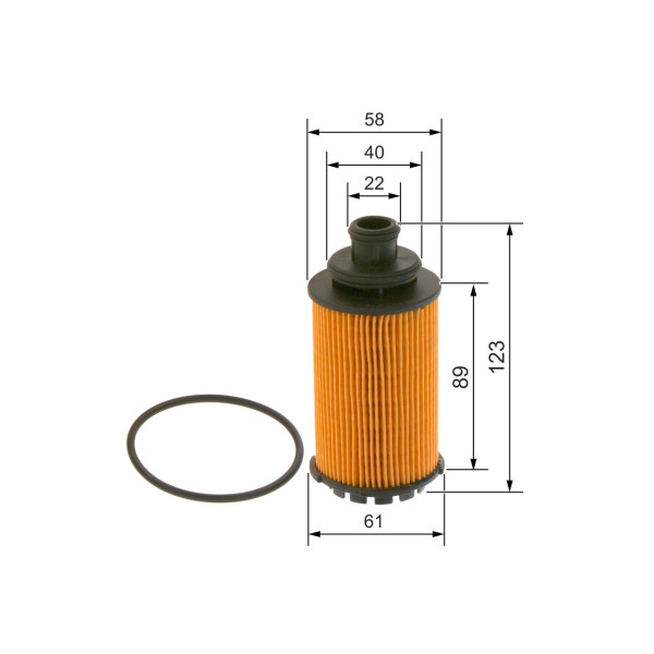 CAR OIL FILTER P7214 image