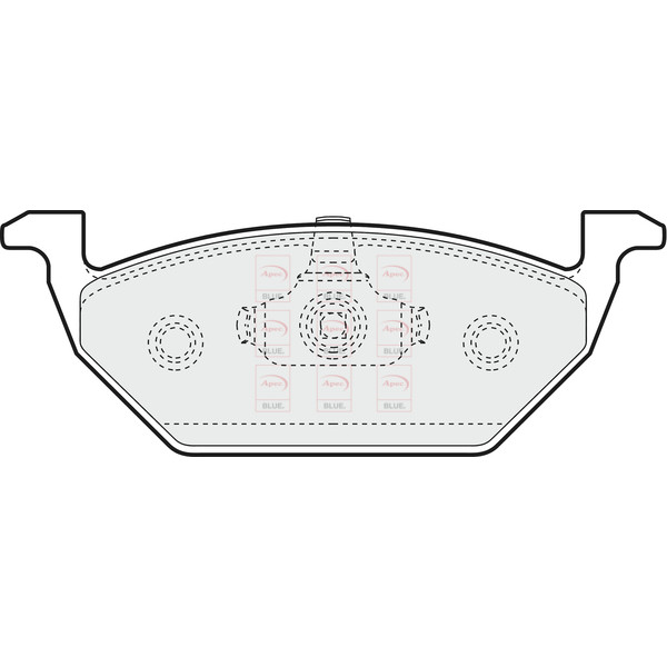 APEC BLUE BRAKE PADS (FRONT) (R90) image