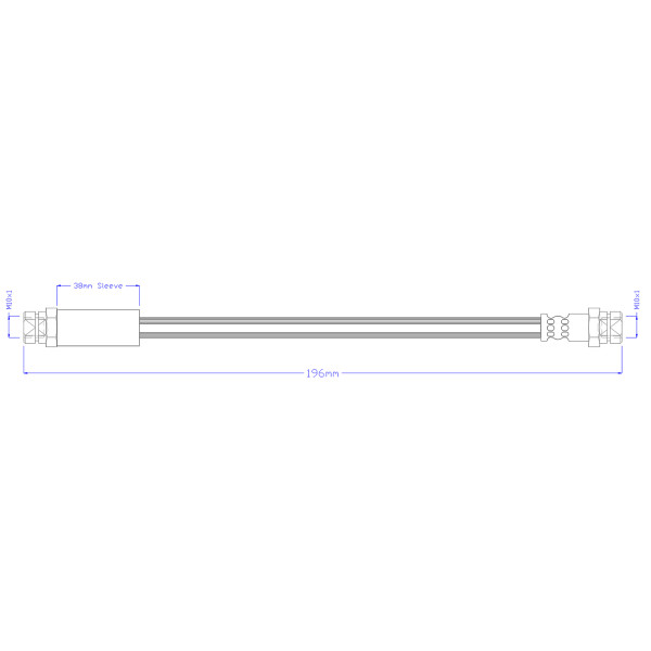 BRAKE HOSE (REAR) - AUDI SEAT SKODA VW image