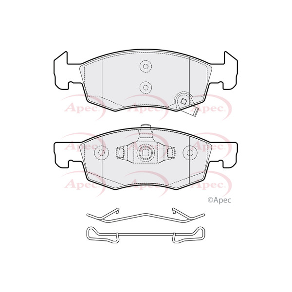 APEC BRAKE PADS (FRONT) (R90) image