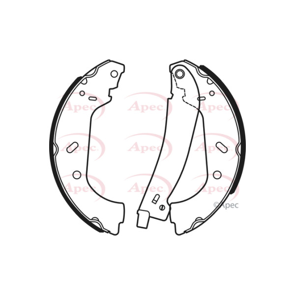 APEC BRAKE SHOES (REAR) (R90) image