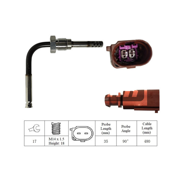EXHAUST GAS TEMPERATURE SENSOR image