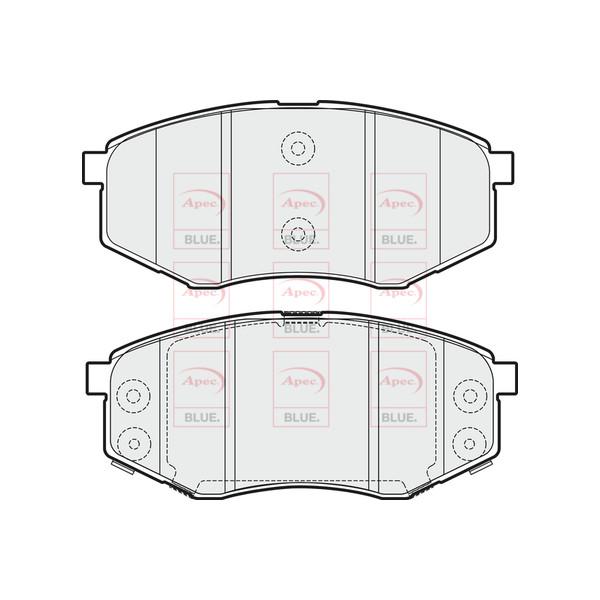 APEC BLUE BRAKE PADS (FRONT) (R90) image