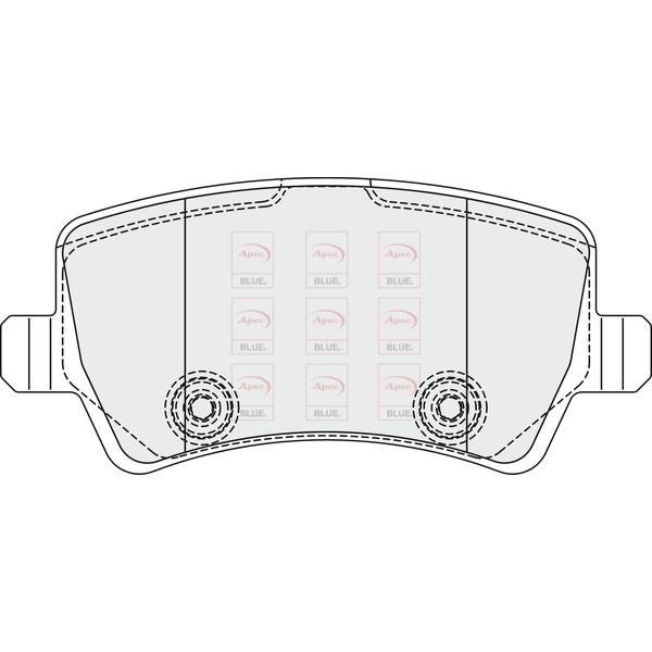 APEC BLUE BRAKE PADS (REAR) (R90) image